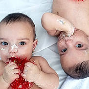 Zion And Sylas joined the competition — help win amazing prizes! architecture, baby, bodypart, building, clinic, couch, eating, face, finger, food, furniture, hand, head, hospital, indoors, newborn, person, photography, portrait, wrist