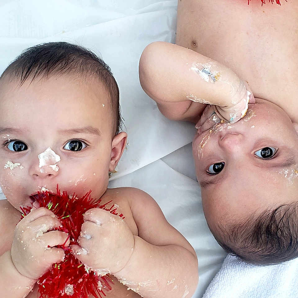 Zion And Sylas joined the competition — help win amazing prizes! architecture, baby, bodypart, building, clinic, couch, eating, face, finger, food, furniture, hand, head, hospital, indoors, newborn, person, photography, portrait, wrist