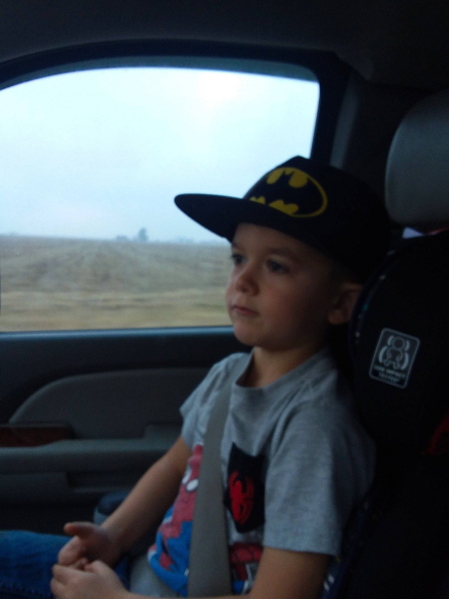 Karson joined the competition — help win amazing prizes! auto_part, automotive_exterior, automotive_window_part, car, child, driving, family_car, fun, headgear, person, road_trip, sky, steering_wheel, toddler, tourism, vacation, vehicle, vehicle_door