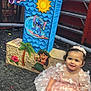 Valentina joined the competition — help win amazing prizes! birthday, butterflies, carpet, cartoon, celebration, child, cute, festive, flower, happy, headband, indoors, number_one, palm_tree, party_decoration, pink_dress, smiling, sun, surfing, toddler