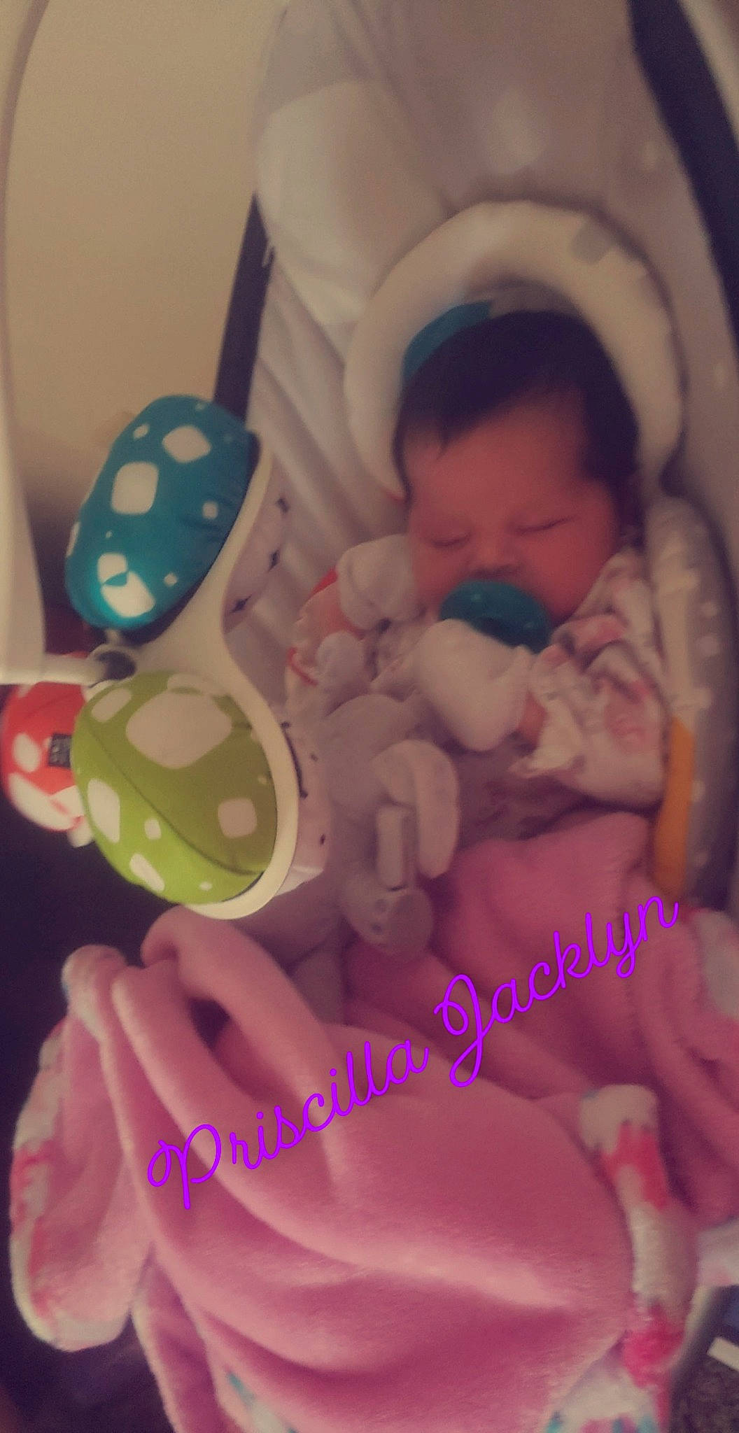 Priscilla Jacklyn joined the competition — help win amazing prizes! baby, baby_products, baby_toys, bedtime, birth, child, person, pink, toddler, toy