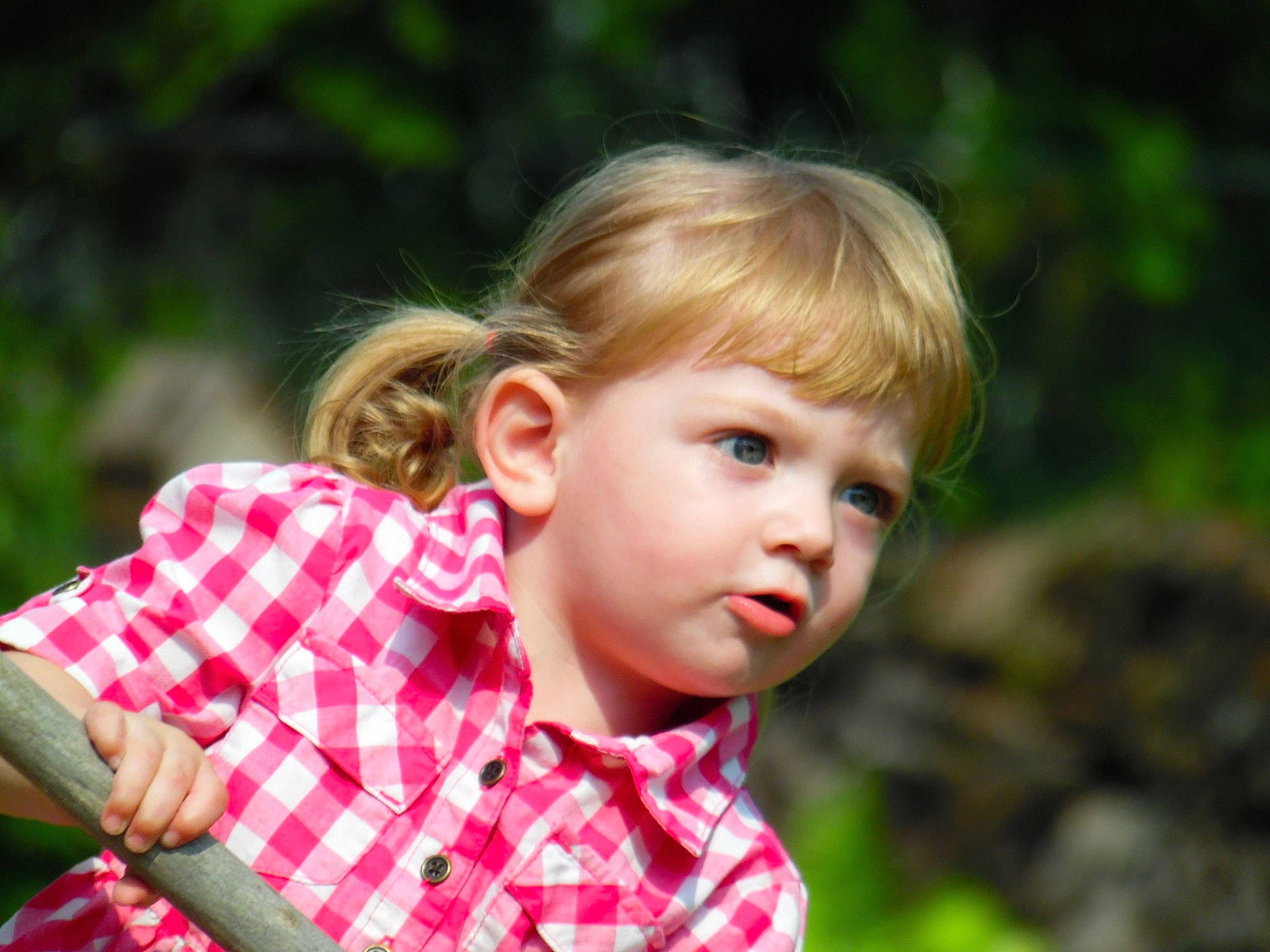 Artemis is registered to the contest to win money with this photo: blond, cheek, child, child_model, eye, face, grass, hair, happy, lip, people_in_nature, person, photography, plant, play, portrait, portrait_photography, skin, smile, toddler