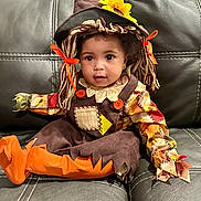 Nevaeh joined the competition — help win amazing prizes! child, clothing, cushion, face, female, festival, girl, halloween, hat, head, homedecor, person, sitting, sleeve, student, toy