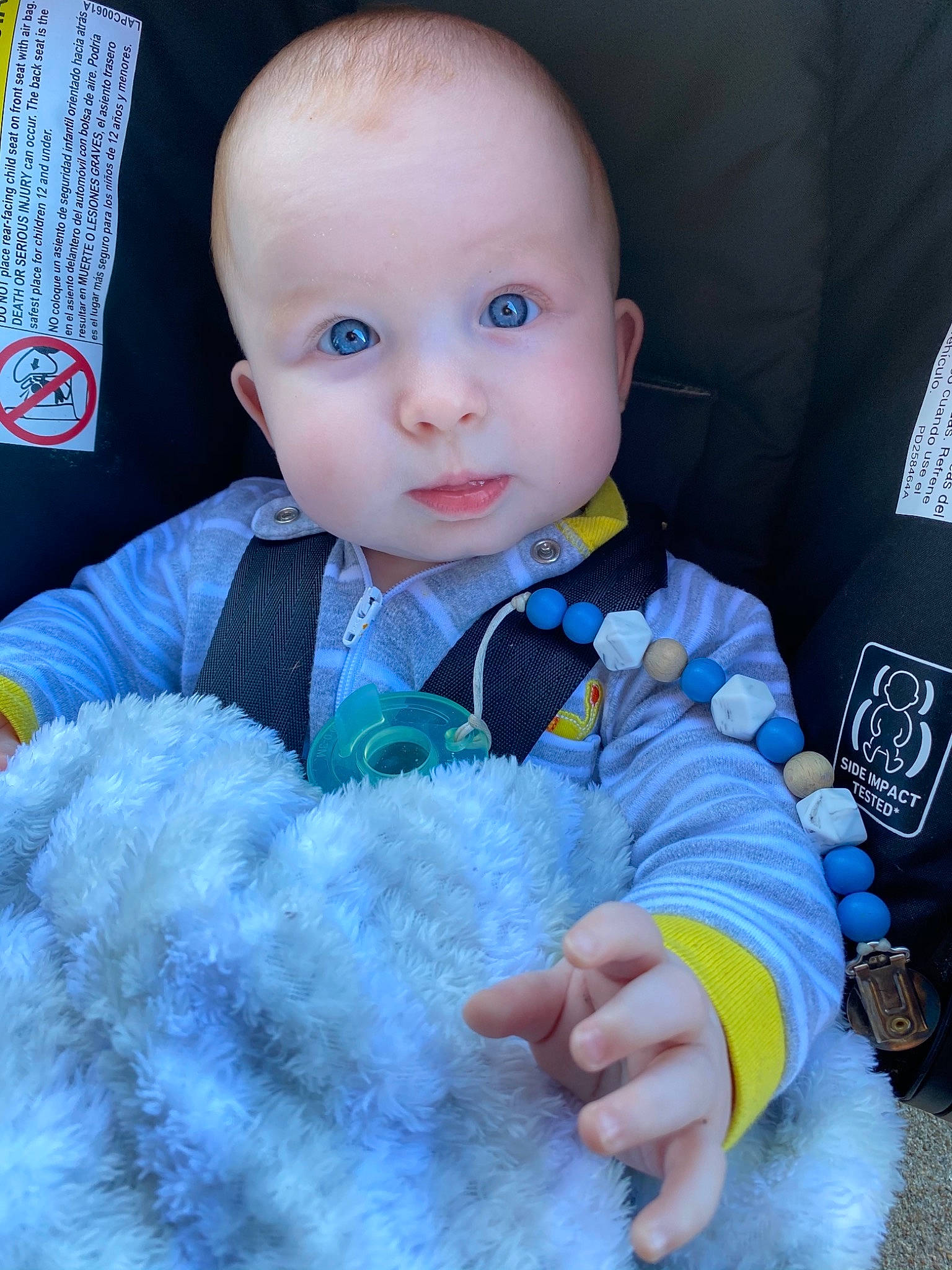 Gavyn joined the competition — help win amazing prizes! baby, baby_products, baby_toddler_clothing, bow_tie, button, cheek, child, collar, costume_accessory, curtain, dress_shirt, fur, person, textile, toddler