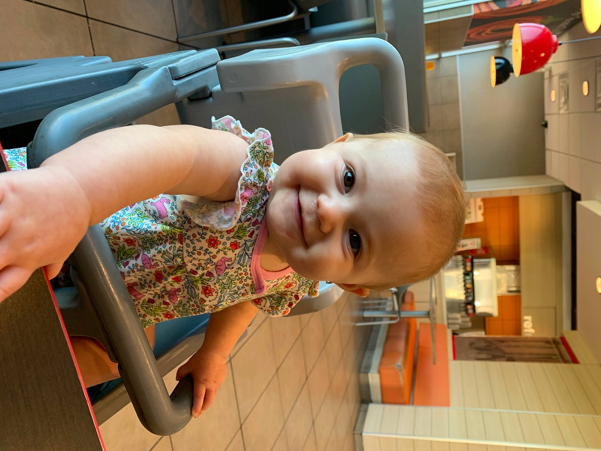 Kate is registered to the contest to win money with this photo: baby, baby_laughing, baby_products, baby_safety, baby_toddler_clothing, child, flooring, fun, happy, joy, leisure, muscle, nose, people, person, product, room, smile, standing, thumb