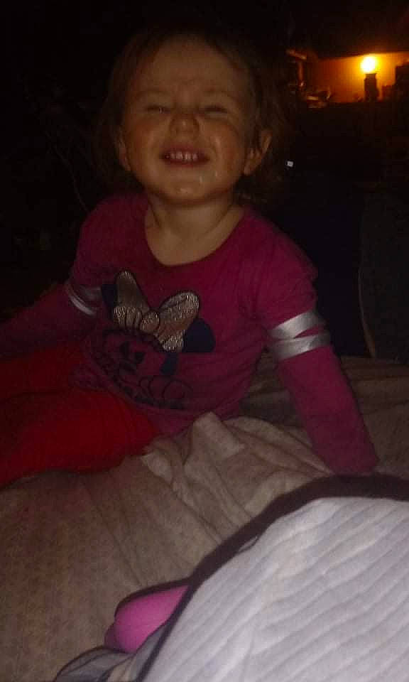 Cambree is registered to the contest to win money with this photo: baby_toddler_clothing, cheek, child, comfort, cool, flash_photography, fun, happy, iris, joy, lap, lip, mouth, nose, organ, person, pink, sleeve, smile, t_shirt