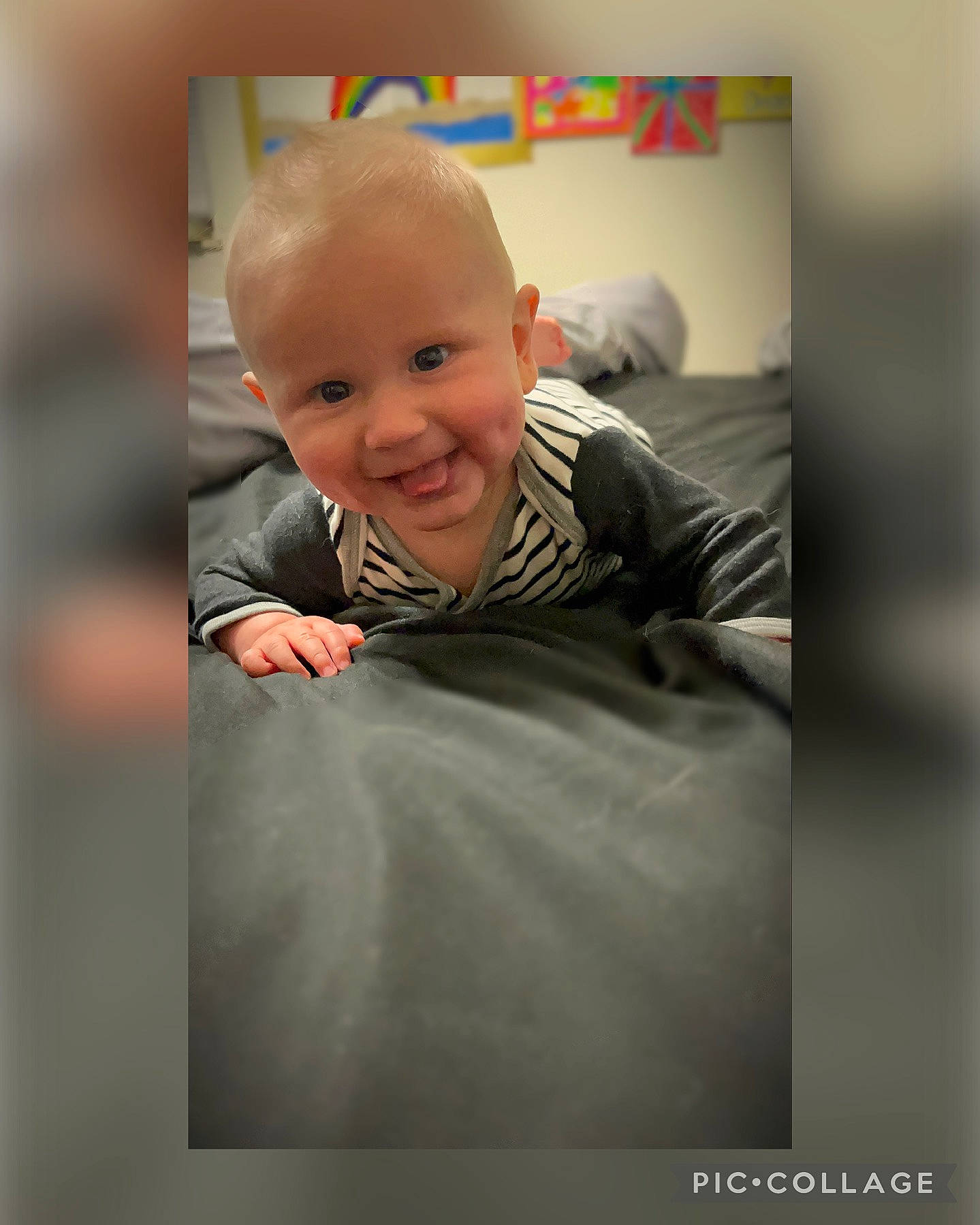 Tyler joined the competition — help win amazing prizes! art, baby, baby_toddler_clothing, cheek, child, comfort, flash_photography, fun, happy, iris, joy, laugh, outerwear, person, photo_caption, portrait_photography, room, sitting, sleeve, smile