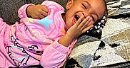 Colette is registered to the contest to win money with this photo: accessories, baby, babylaughing, blanket, couch, cushion, earring, face, furniture, happy, head, homedecor, jewelry, laughing, necklace, newborn, person, photography, portrait, yawning