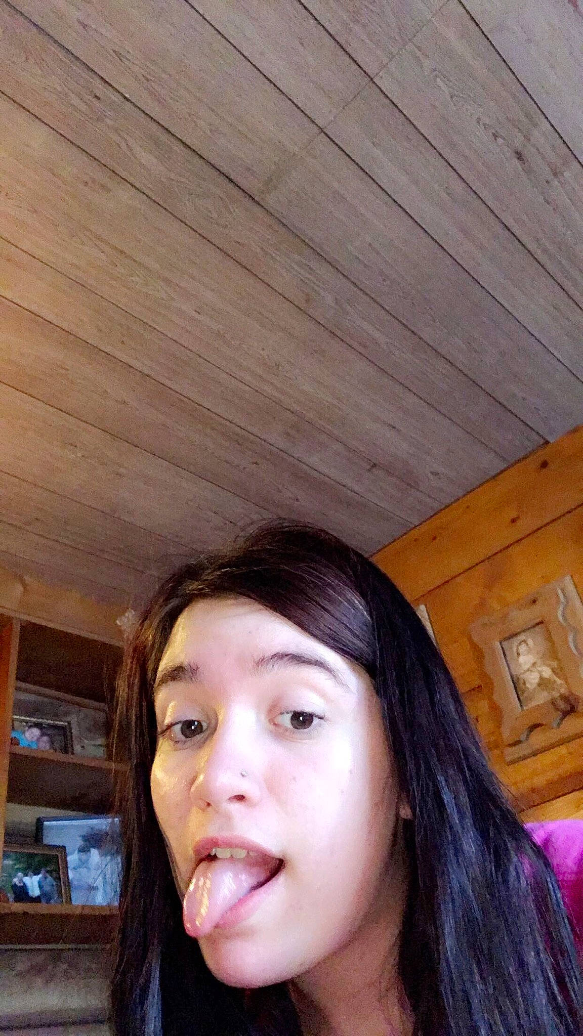 Kkk joined the competition — help win amazing prizes! brown_hair, cheek, chin, eyebrow, face, forehead, hair, hair_coloring, hairstyle, head, jaw, lip, long_hair, mouth, nose, person, selfie, smile, surprise