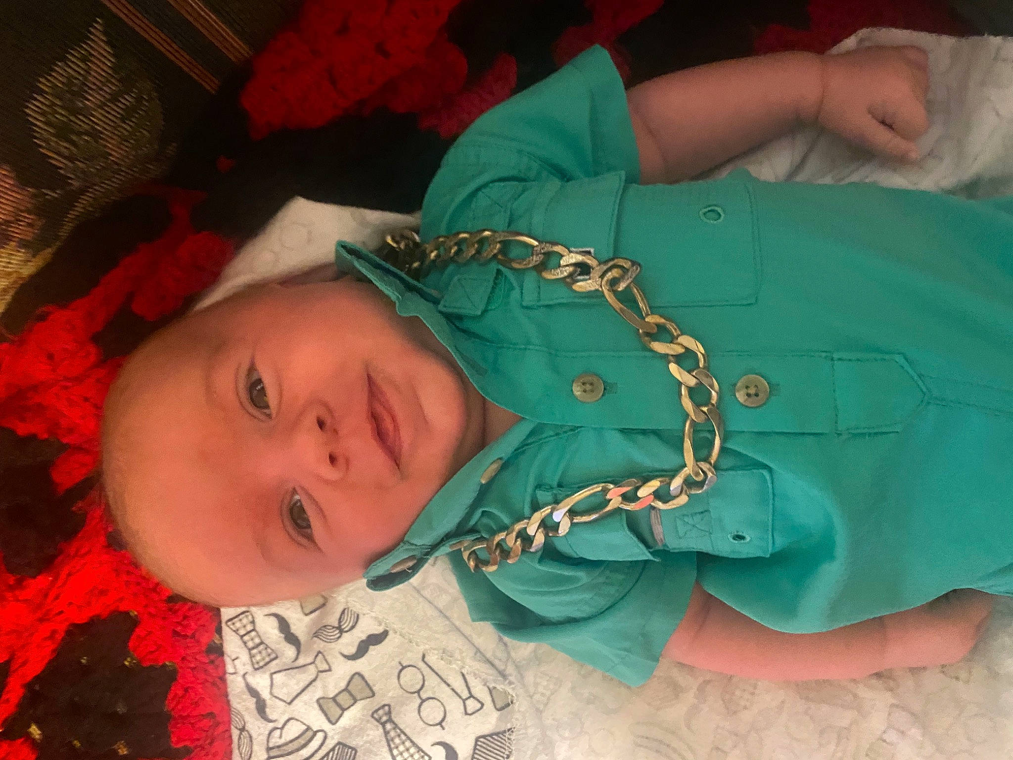 Prince joined the competition — help win amazing prizes! baby, baby_toddler_clothing, child, event, eye, facial_expression, fashion_accessory, fun, happy, human_body, jewellery, linens, mouth, pattern, person, room, skin, smile, textile, toddler