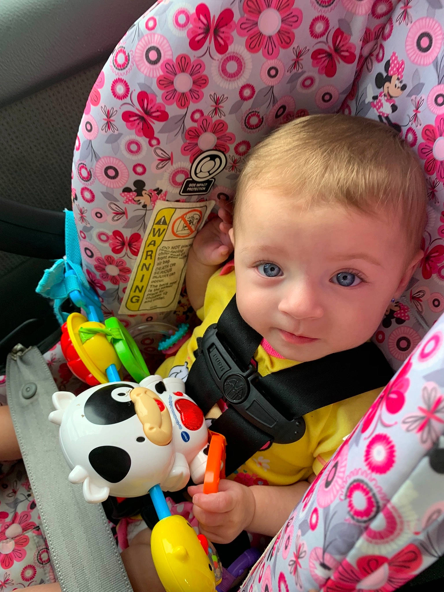 Elsa joined the competition — help win amazing prizes! baby, baby_products, baby_toys, cheek, child, ear, person, play, product, room, skin, stuffed_toy, toddler, toy