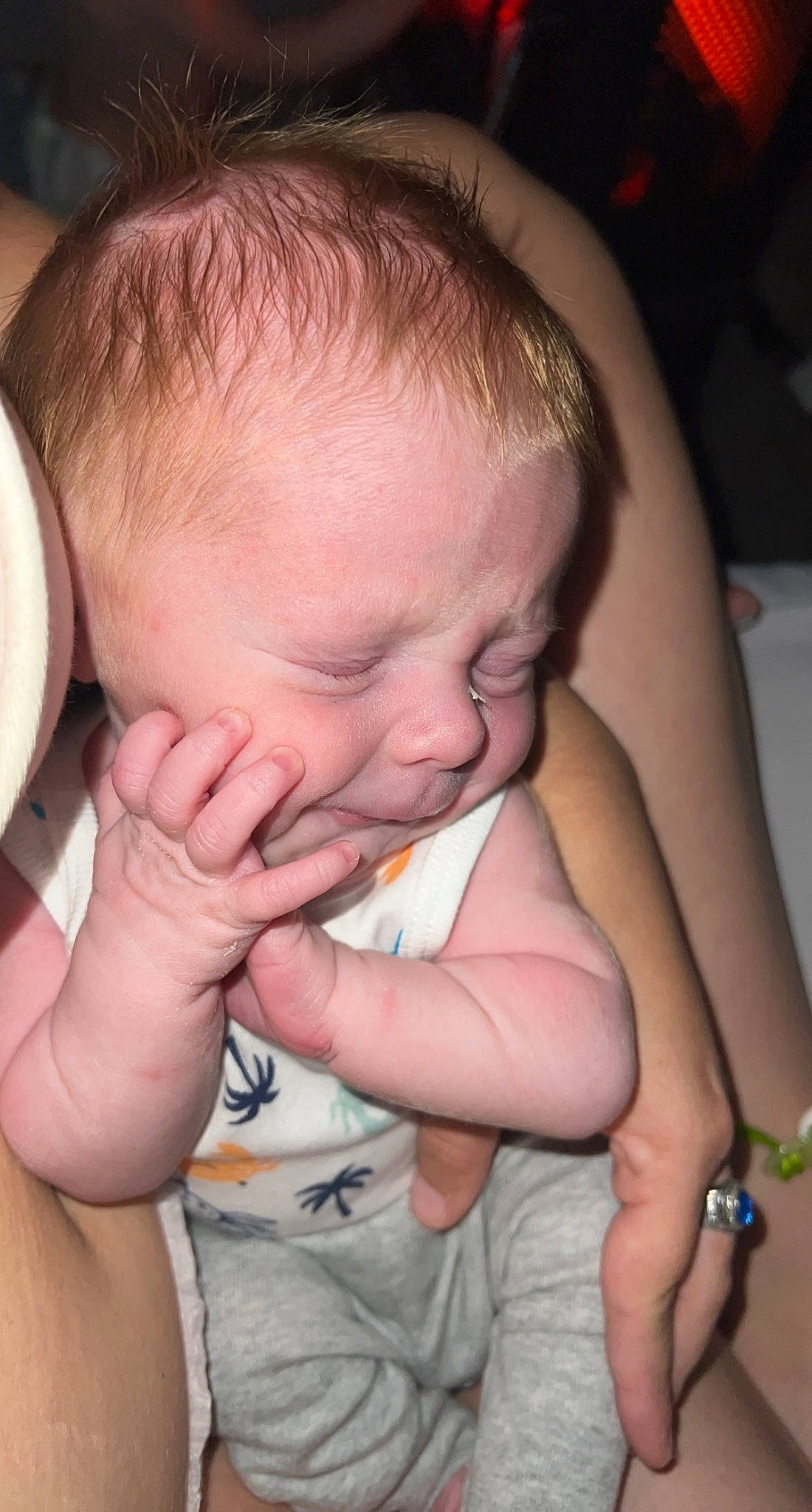 Layne is registered to the contest to win money with this photo: baby, cheek, chin, ear, eyebrow, eyelash, finger, gesture, hand, iris, lip, mouth, muscle, nail, neck, nose, organ, person, skin, thumb