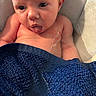 Mirabella is registered to the contest to win money with this photo: baby, infant, face, tongue, bath, bubbles, towel, skin, water, wet, cute, child, young, expression, closeup, head, arm, bathroom, relaxation, person