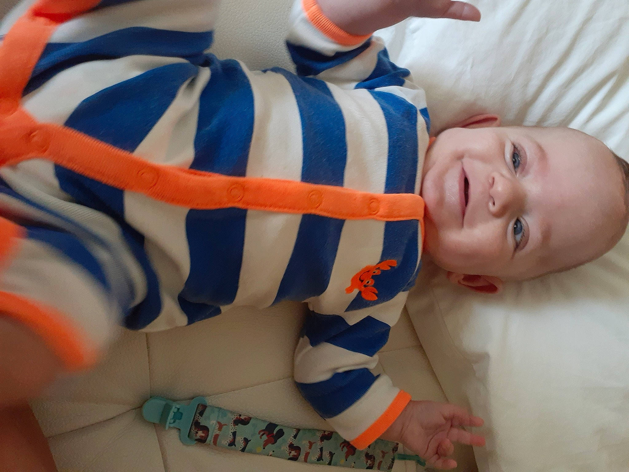 Gunner joined the competition — help win amazing prizes! baby, baby_products, child, finger, person, product, textile, toddler