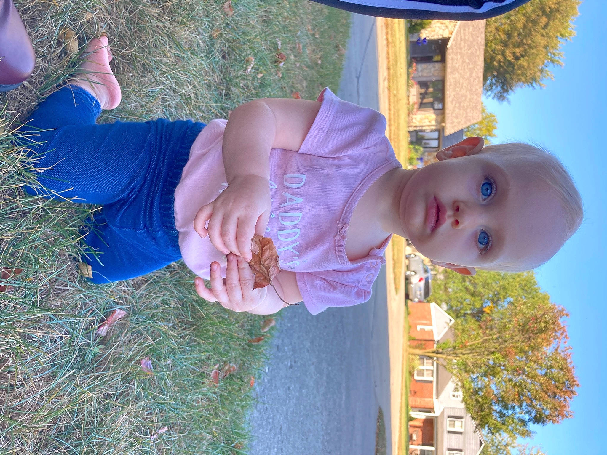 Rosalyn joined the competition — help win amazing prizes! child, fun, grass, person, play, smile, toddler, vacation