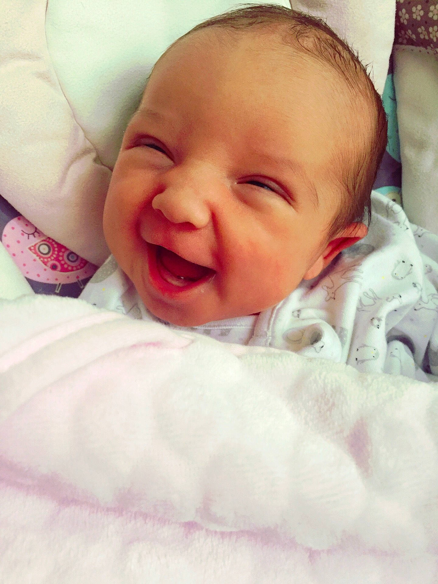 Evie-rose joined the competition — help win amazing prizes! beauty, bedtime, cheek, child, close_up, emotion, eye, face, facial_expression, head, infant, laughter, lip, mouth, nose, person, pink, skin, smile, toddler