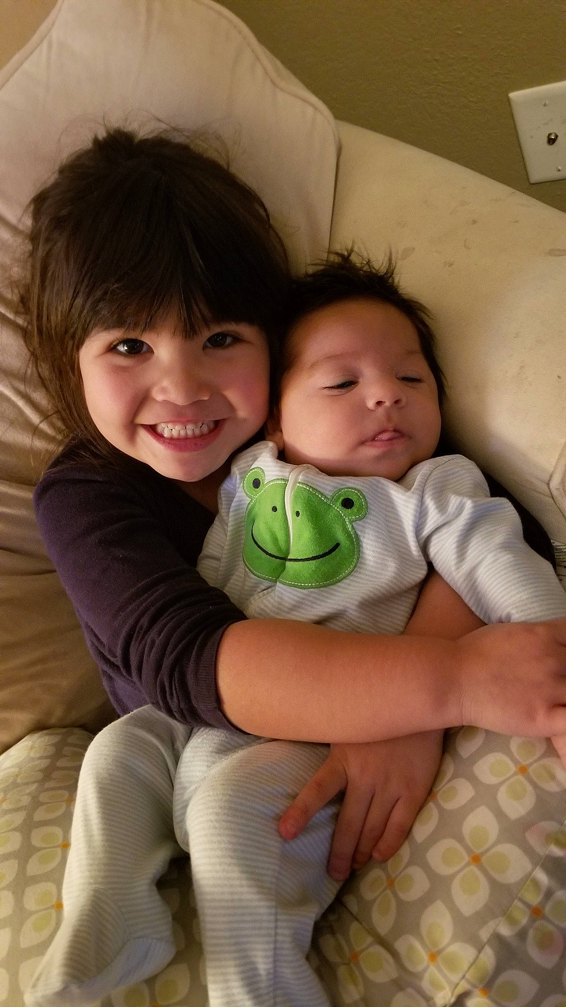 Zayda joined the competition — help win amazing prizes! baby, cheek, child, hug, joy, mother, person, sibling, skin, smile, toddler