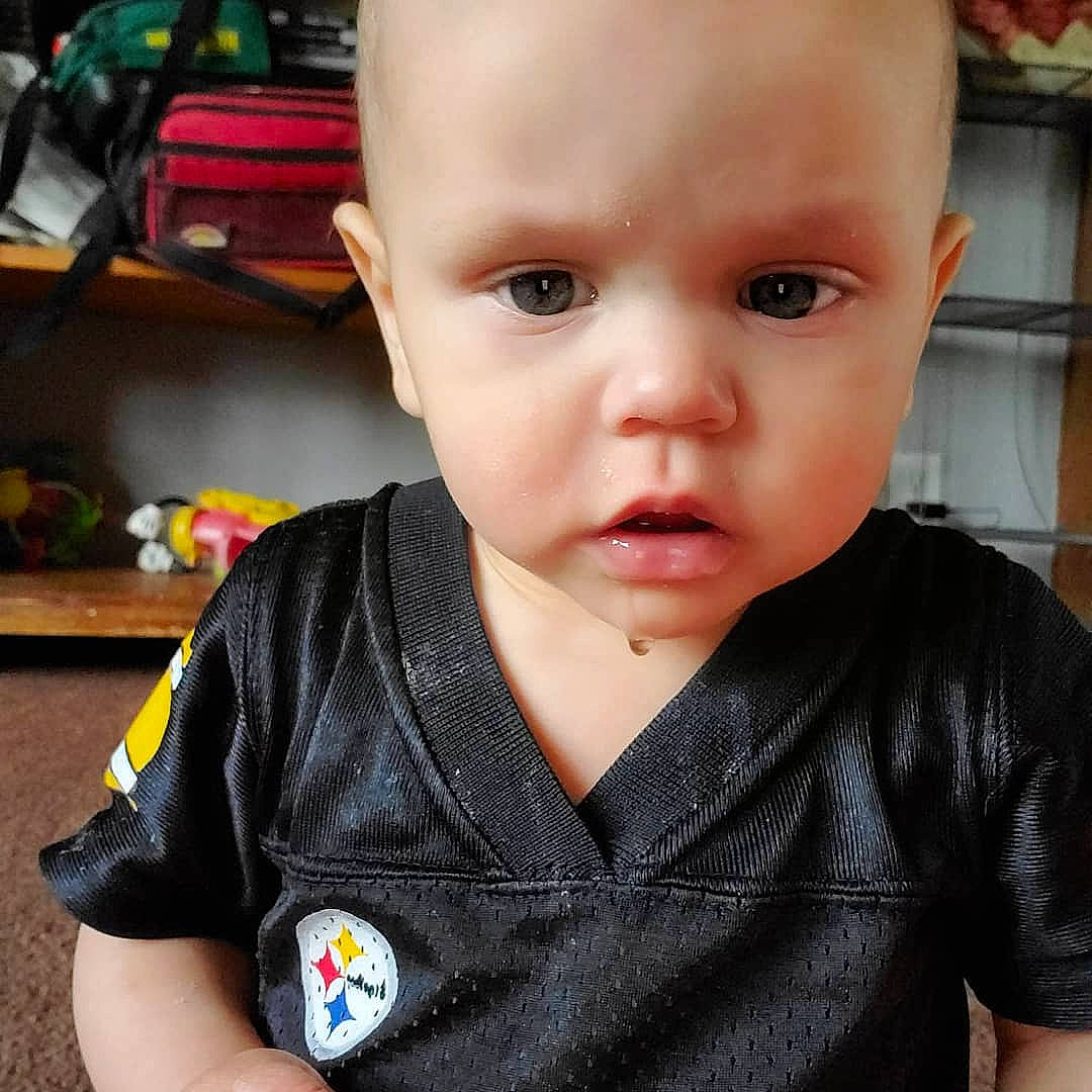 Clinton joined the competition — help win amazing prizes! baby, beauty, cheek, child, eye, face, head, lip, male, nose, person, skin, smile, toddler