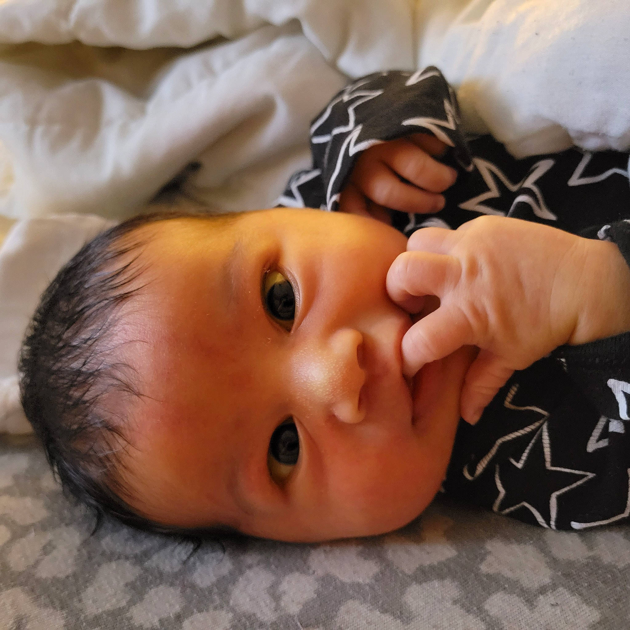 Joaquin joined the competition — help win amazing prizes! baby, baby_products, baby_toddler_clothing, cheek, child, comfort, eyebrow, eyelash, grass, happy, lip, nail, nose, pattern, person, portrait_photography, skin, sleeve, textile, toddler