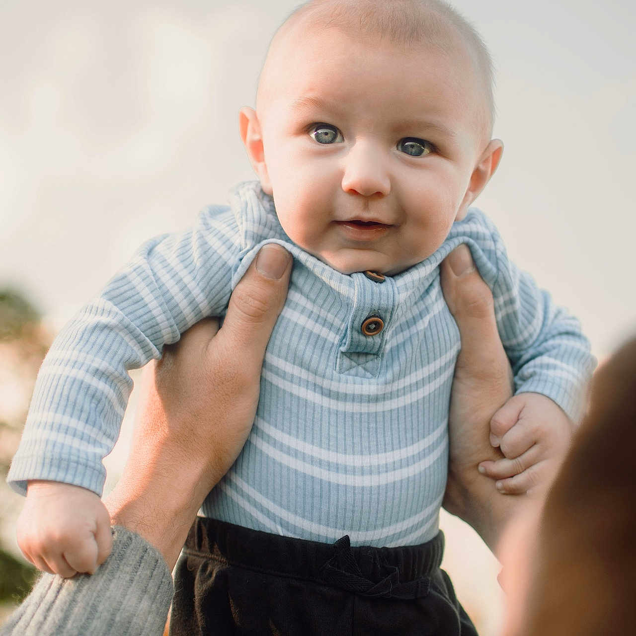 Hudson is registered to the contest to win money with this photo: baby, babylaughing, bodypart, clothing, crawling, face, finger, frown, hand, happy, head, knitwear, pants, people, person, photography, portrait, sad, sleeve, smile