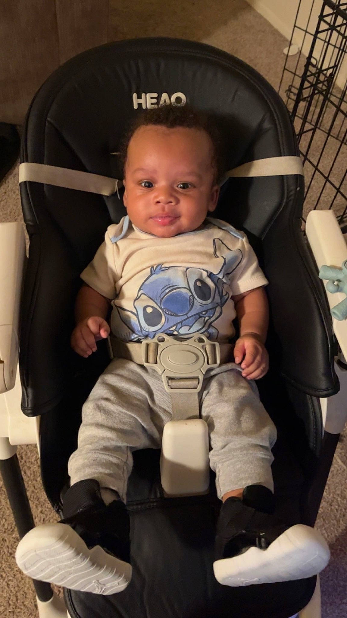 Elijah joined the competition — help win amazing prizes! auto_part, baby, baby_carriage, baby_products, baby_toddler_clothing, car_seat, carmine, chair, child, comfort, fun, hat, human_leg, knee, people, person, product, sitting, skin, thigh