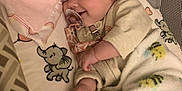 Gemma joined the competition — help win amazing prizes! baby, sleeping, pacifier, blanket, stuffed_toy, smiling, infant, cute, cozy, bed, child, soft, comfort, happy, closeup, nursery, resting, toddler, sleep, cuddle