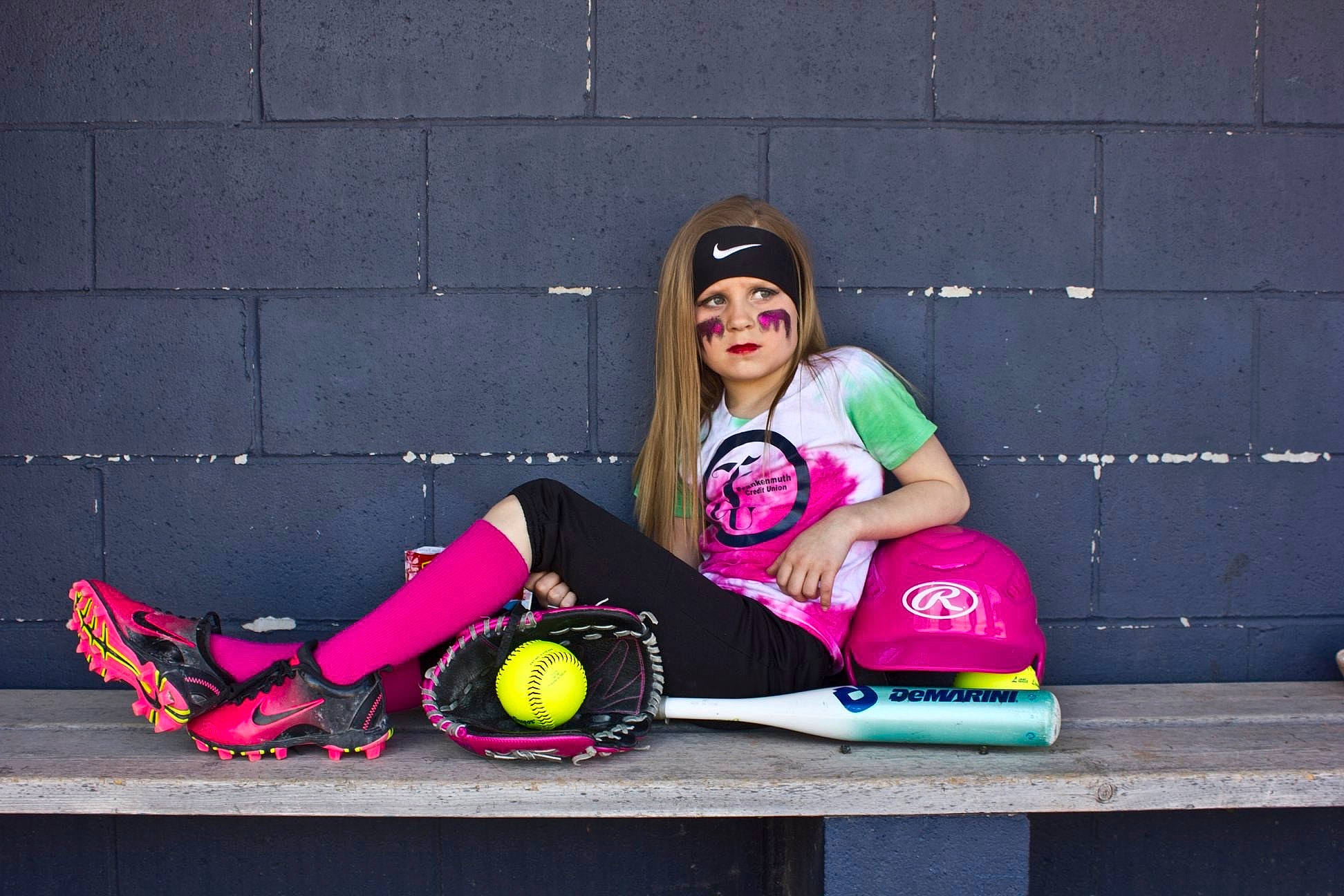 Kaylen is registered to the contest to win money with this photo: beanie, fashion, footwear, headwear, joint, knee, magenta, person, photo_shoot, photography, pink, red, roller_skates, shoe, sitting, smile, street_fashion, yellow