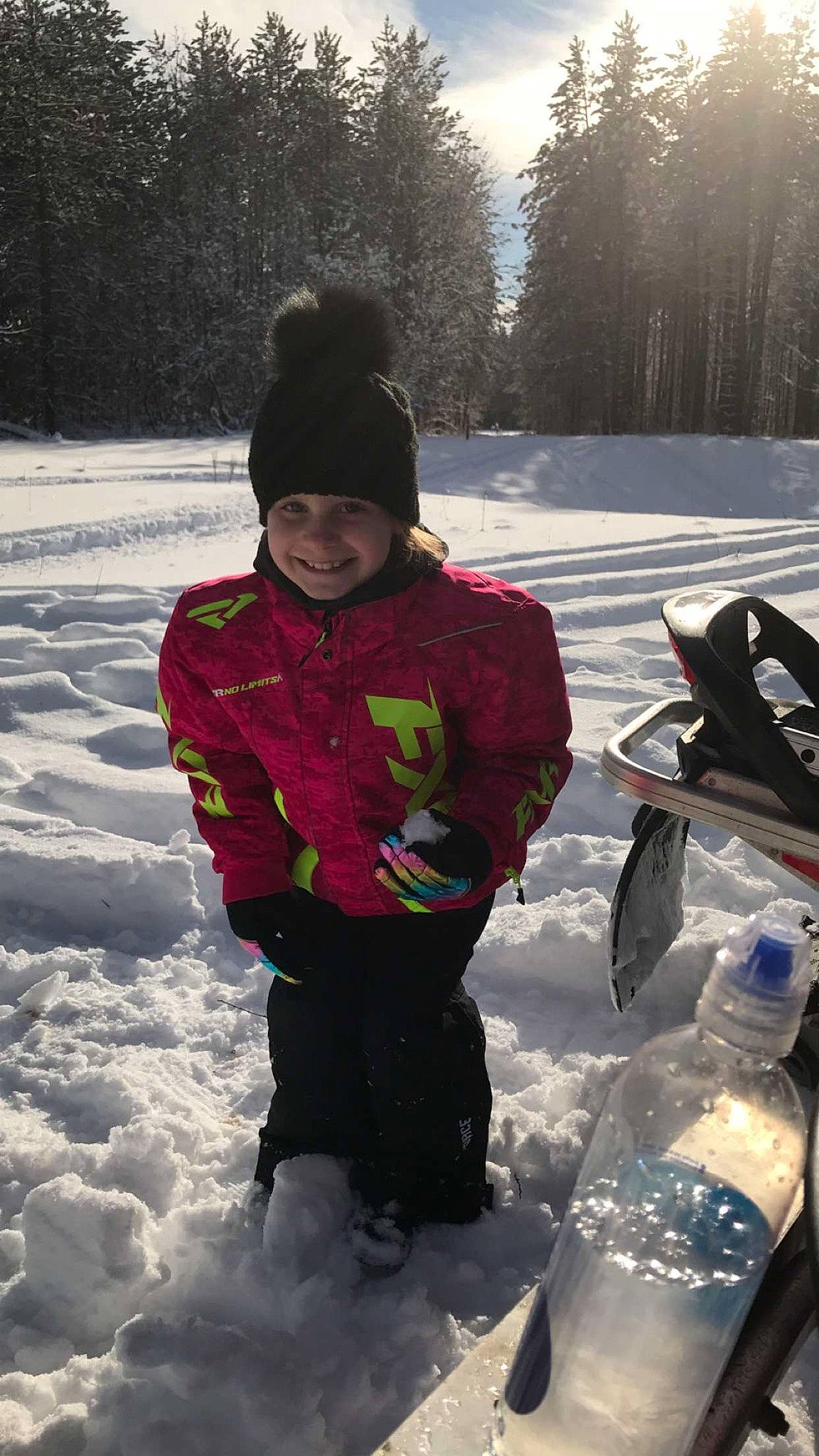 Kaylen joined the competition — help win amazing prizes! child, freezing, geological_phenomenon, headwear, ice, joy, person, playing_in_the_snow, recreation, snow, winter