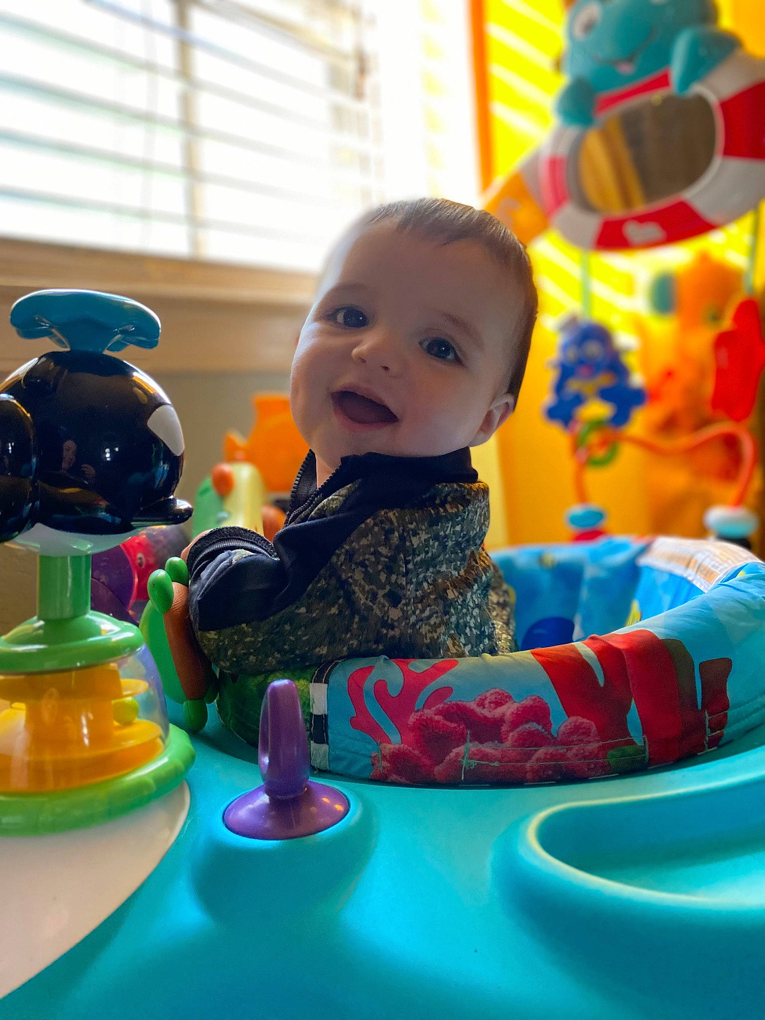 Azriel is registered to the contest to win money with this photo: baby, baby_playing_with_toys, child, drinkware, event, fun, happy, kindergarten, leisure, party, person, plate, play, recreation, room, sitting, snapshot, table, tableware, toddler