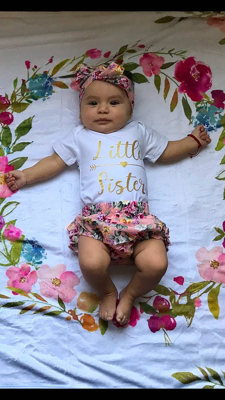 Daleyza joined the competition — help win amazing prizes! baby, baby_products, baby_toddler_clothing, child, headwear, person, pink, toddler