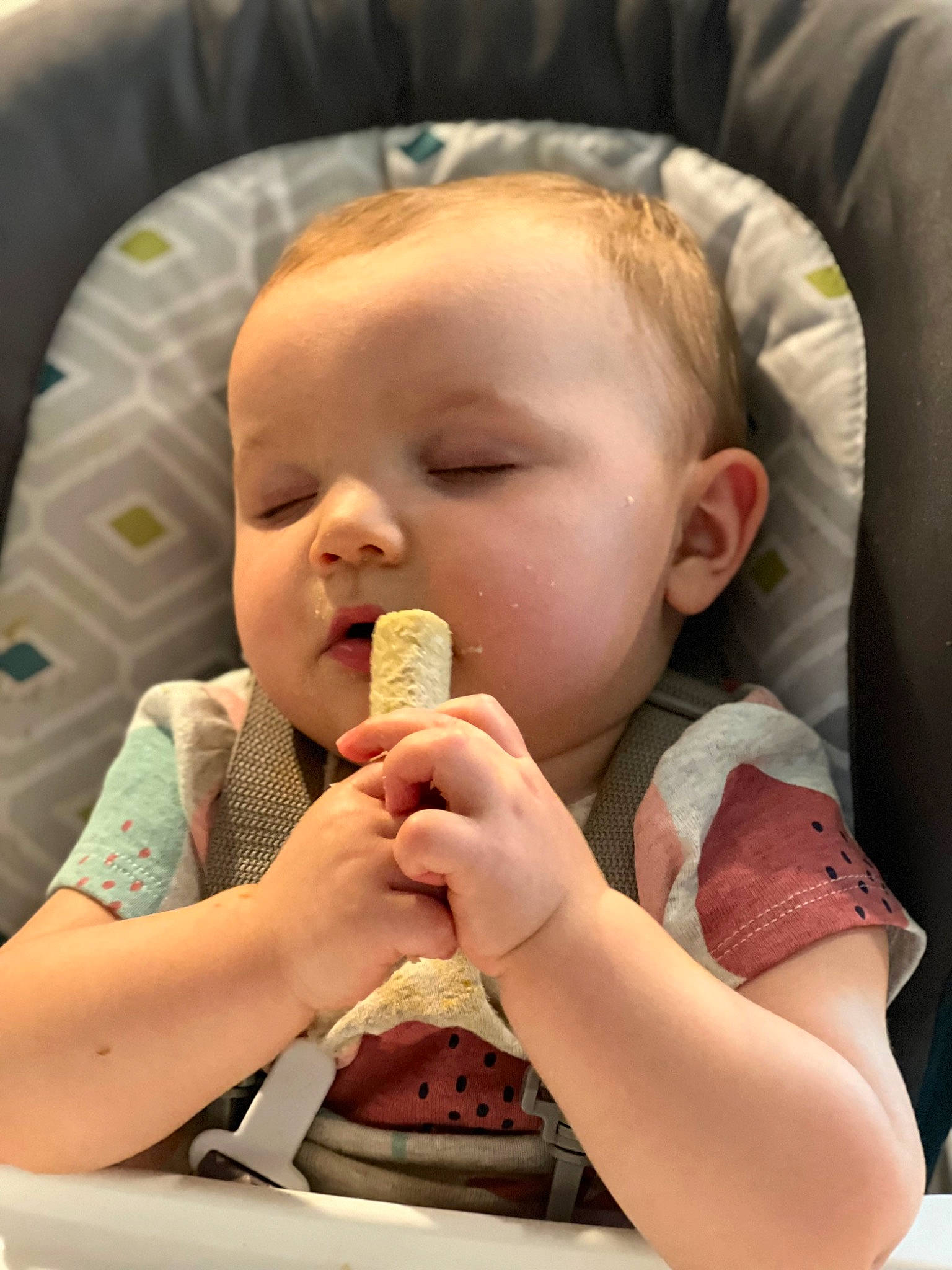 Samantha is registered to the contest to win money with this photo: baby, baby_toddler_clothing, cheek, child, chin, comfort, cuisine, eyelash, face, finger, food_craving, gesture, jaw, lip, mouth, nail, neck, nose, person, skin