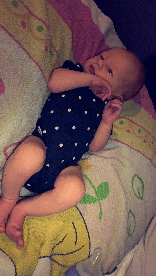 Jovi joined the competition — help win amazing prizes! arm, baby, baby_toddler_clothing, cheek, child, comfort, cool, elbow, finger, hand, human_body, leg, mouth, organ, person, skin, sleeve, textile, thigh, toddler