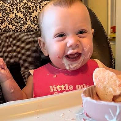 Arrow joined the competition — help win amazing prizes! baby, baby_playing_with_food, baby_toddler_clothing, cheek, child, drinkware, face, finger, food, food_craving, gelato, happy, head, ingredient, joy, lip, mouth, person, smile, sweetness