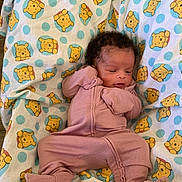 Amiylah joined the competition — help win amazing prizes! baby, infant, pajamas, blanket, winnie_the_pooh, cartoon, cute, sleepwear, child, newborn, fabric, pattern, bedtime, soft, lying_down, portrait, indoors, comfort, small, person