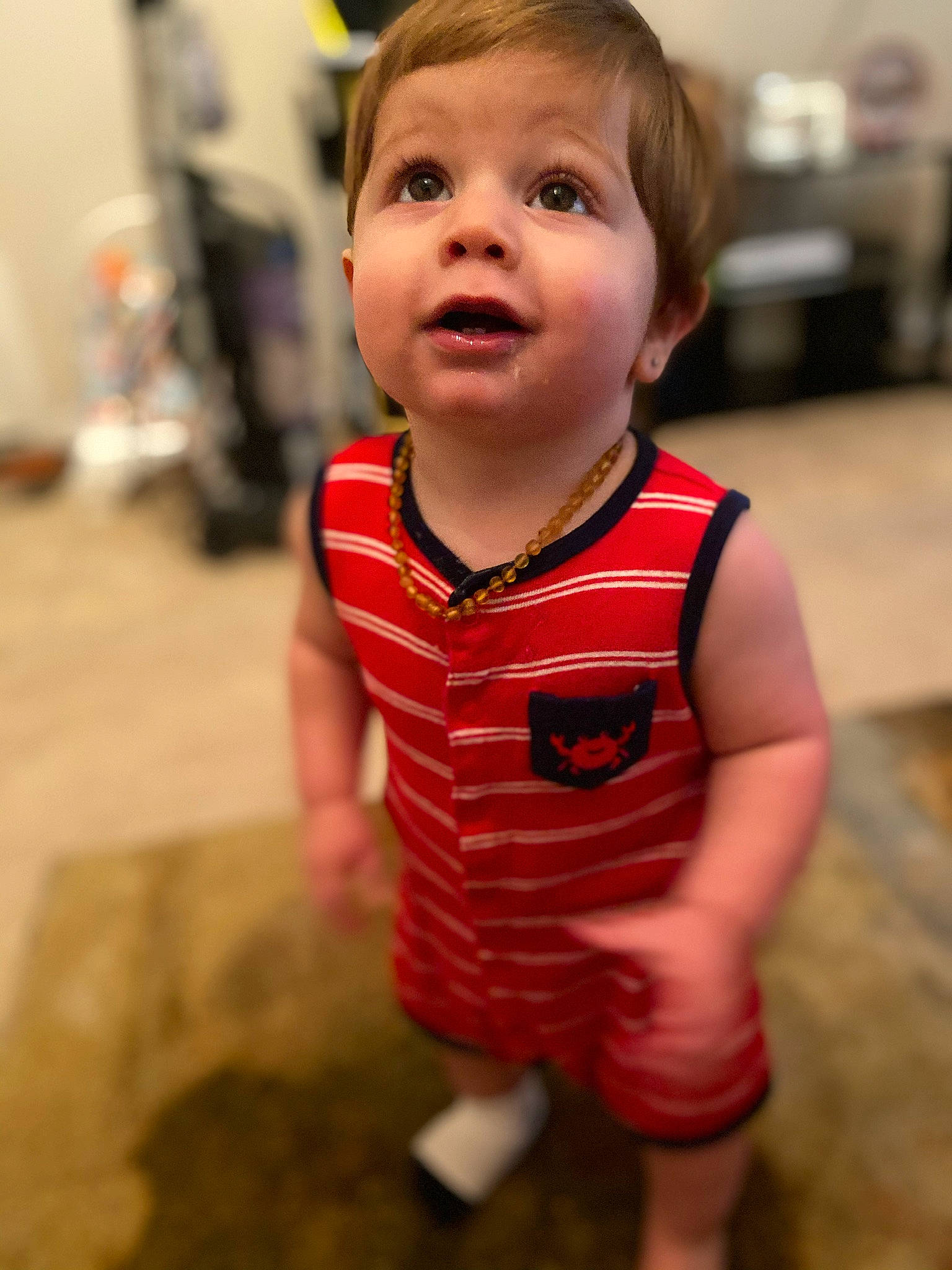 Ragnar joined the competition — help win amazing prizes! baby, beauty, cheek, child, face, facial_expression, fun, happy, head, laugh, nose, person, skin, smile, standing, surprise, toddler