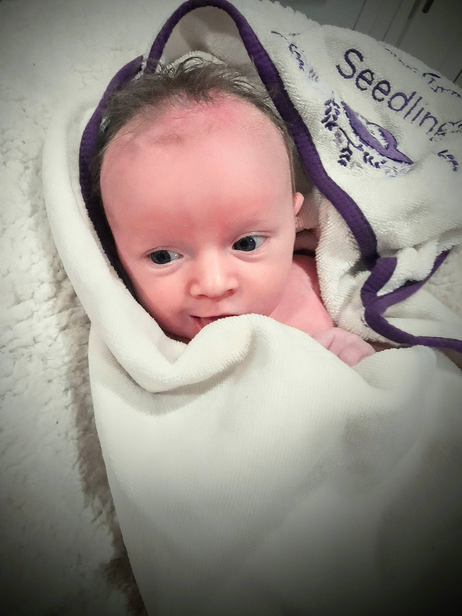 Ivan joined the competition — help win amazing prizes! baby, baby_toddler_clothing, cheek, child, circle, comfort, ear, eyebrow, eyelash, fashion_accessory, finger, flash_photography, fur, happy, headgear, linens, lip, monochrome, monochrome_photography, person