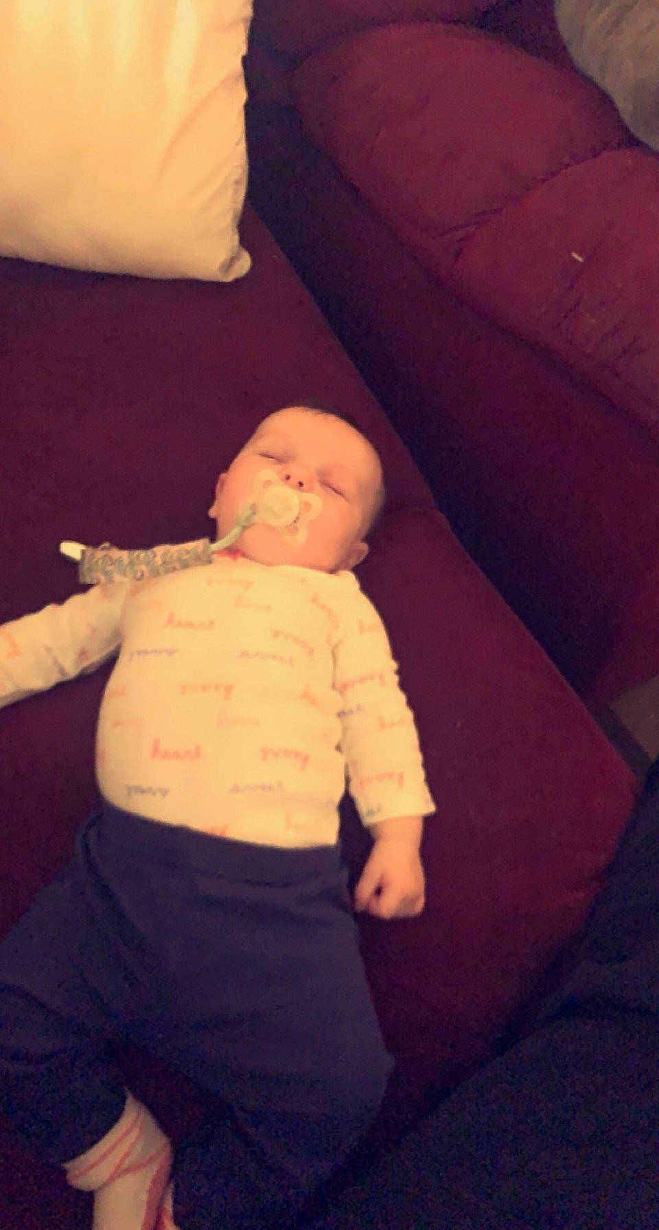 Makenzie joined the competition — help win amazing prizes! baby, baby_toddler_clothing, child, comfort, couch, flooring, fun, furniture, head, human_leg, knee, linens, person, pillow, sleeve, thigh, thumb, tints_and_shades, toddler, trunk