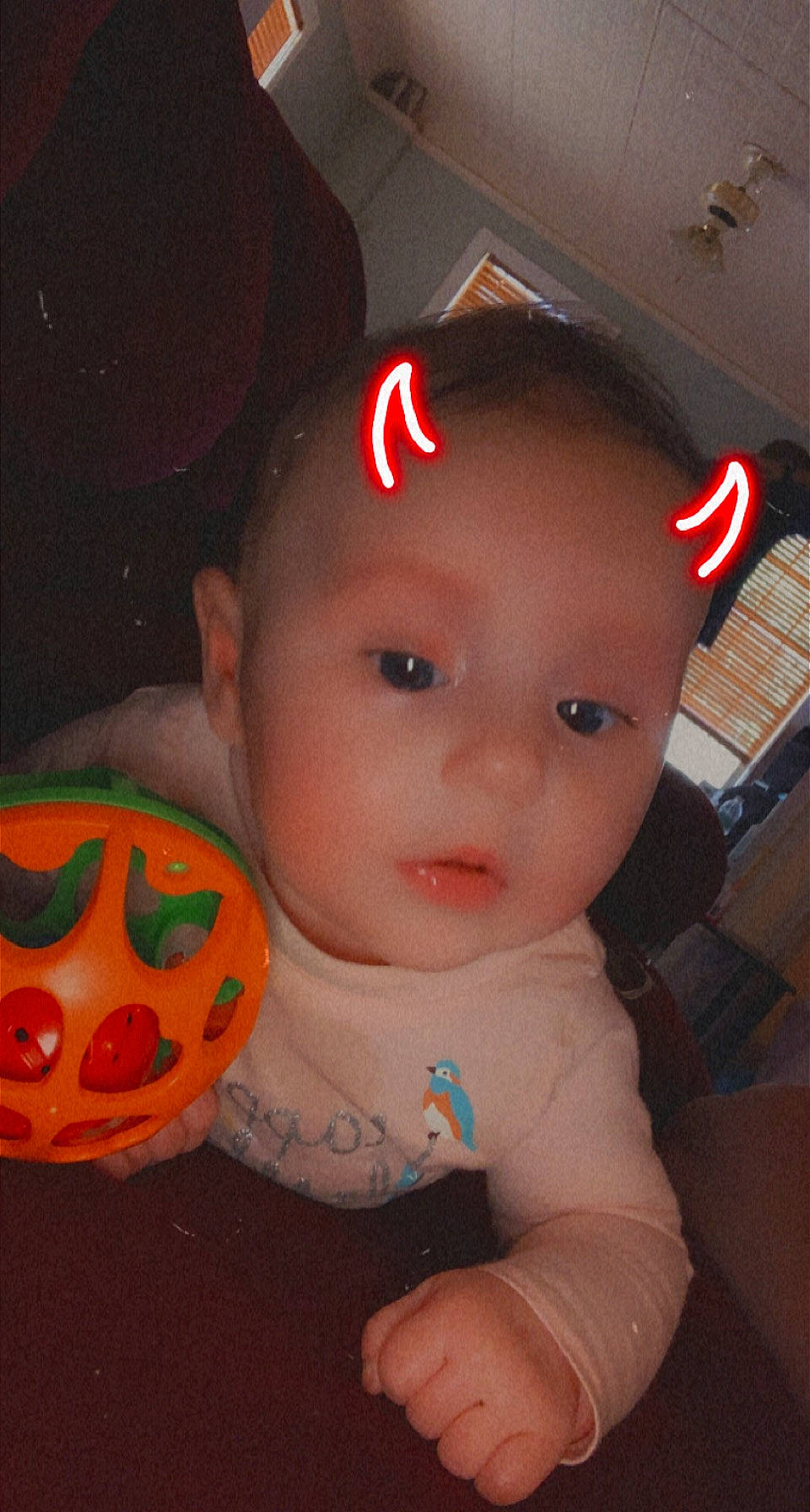 Makenzie joined the competition — help win amazing prizes! baby, baby_toddler_clothing, calabaza, cap, carmine, cheek, child, chin, cool, cucurbita, fashion_accessory, fun, happy, headgear, iris, lip, mouth, nose, person, skin