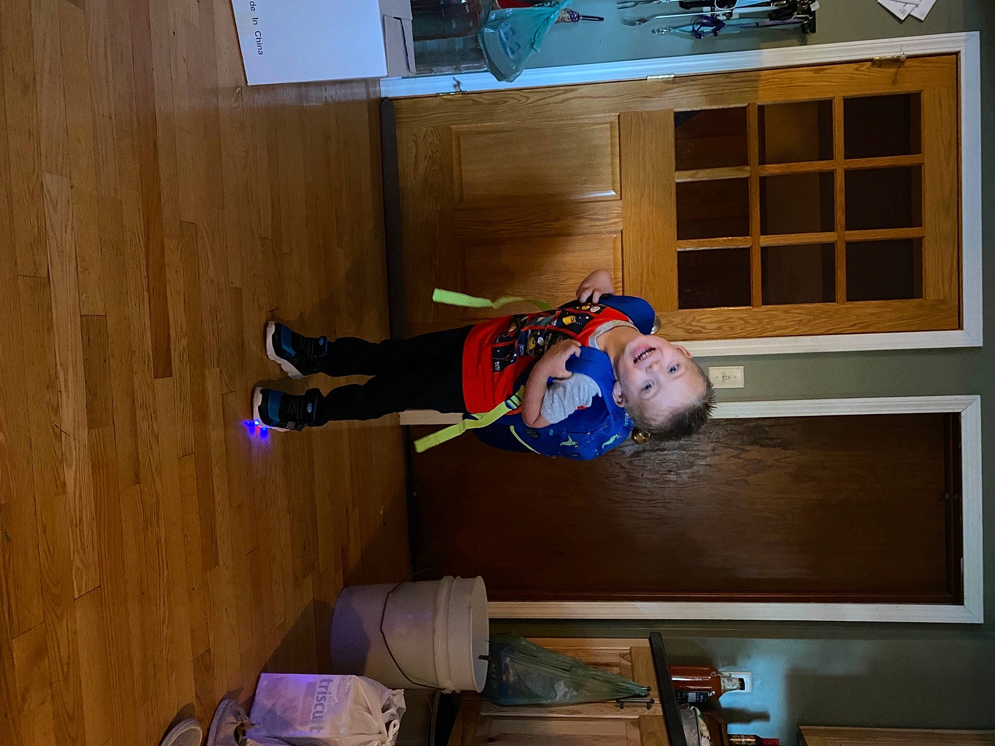 Matthias joined the competition — help win amazing prizes! electric_blue, flooring, hardwood, hat, joy, person, room, varnish, walking_shoe, window, wood