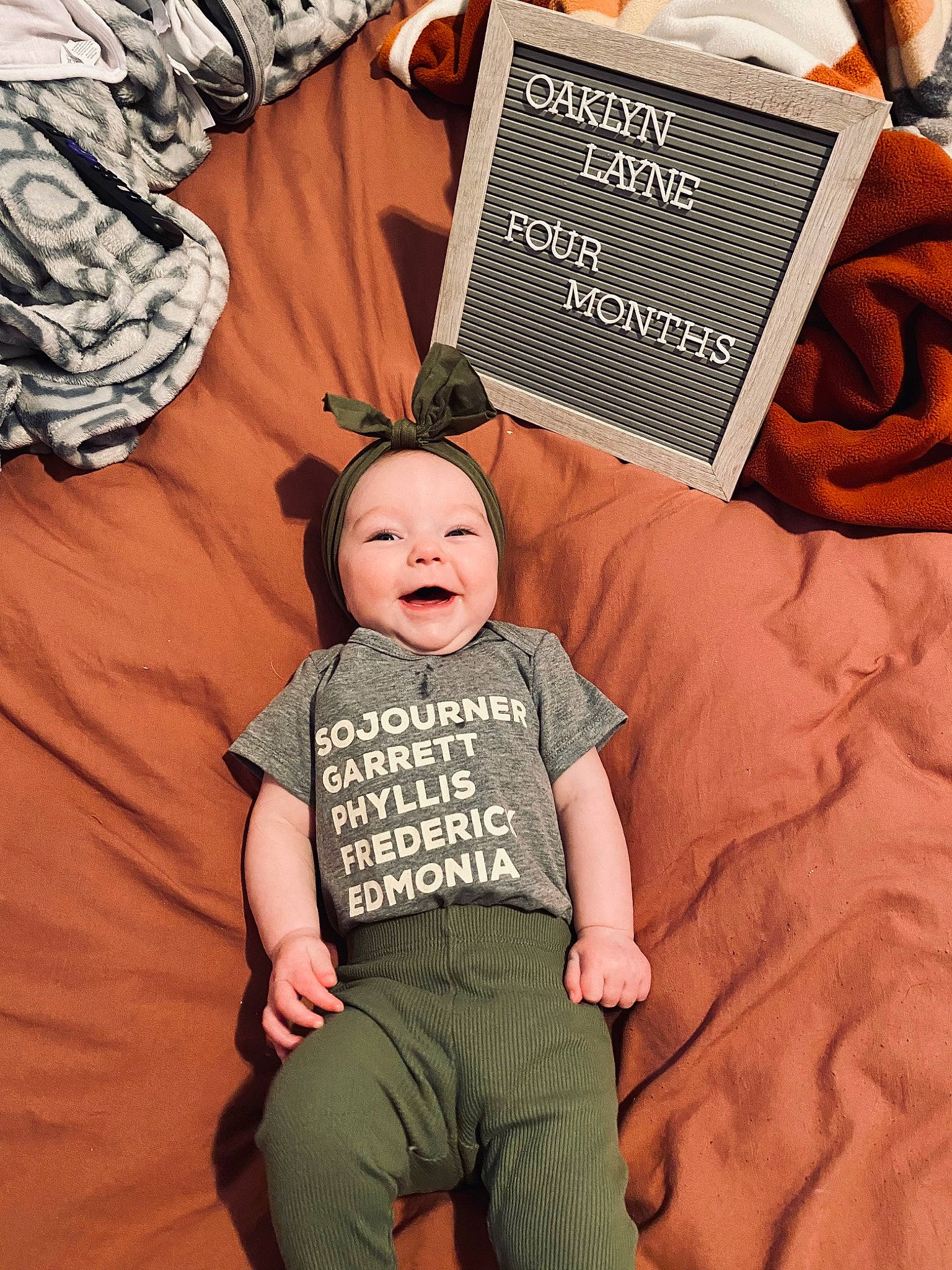 Oaklyn joined the competition — help win amazing prizes! baby_toddler_clothing, comfort, cool, eye, finger, flash_photography, fun, hand, happy, headgear, headwear, mouth, muscle, orange, organ, people, person, pink, sleeve, t_shirt