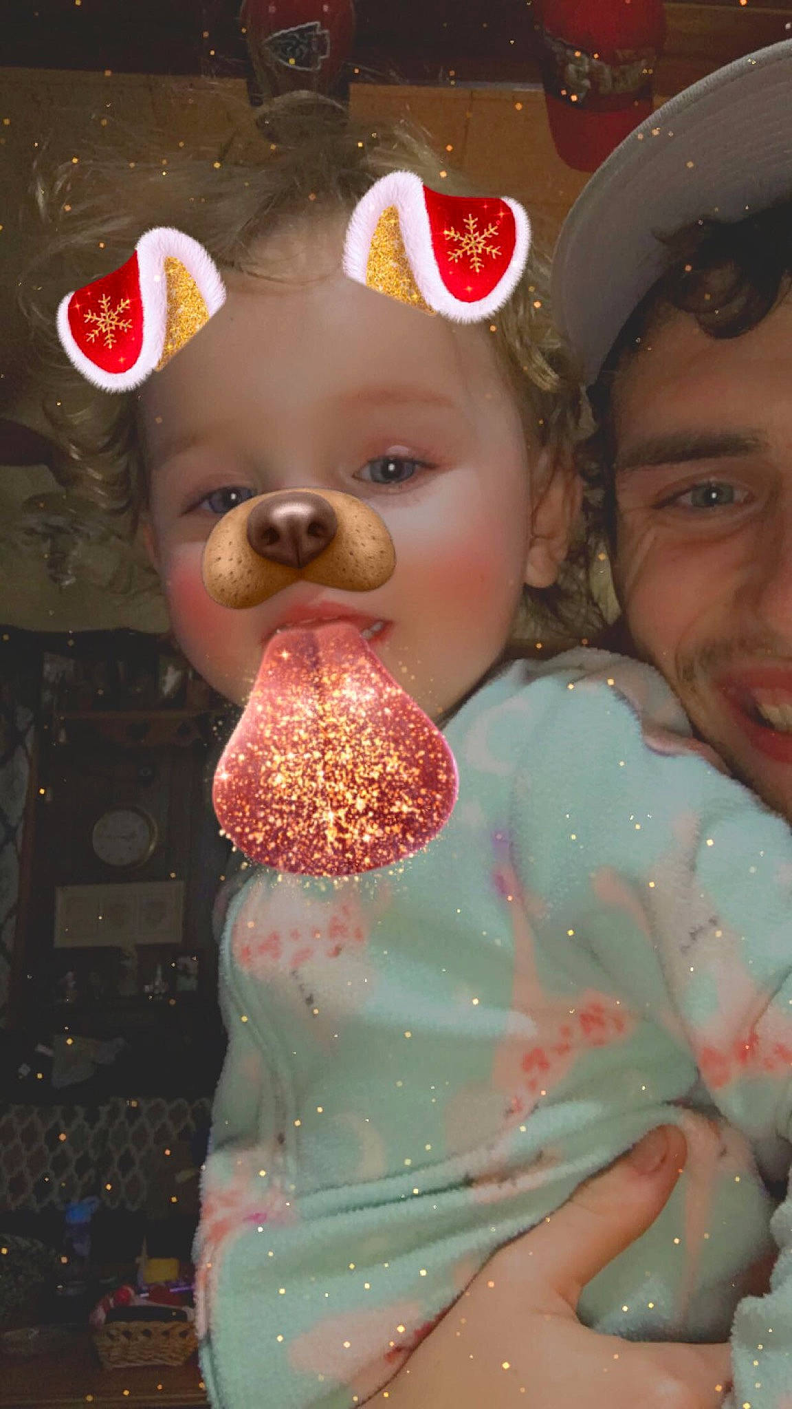 Loretta joined the competition — help win amazing prizes! cap, child, christmas_ornament, costume_hat, event, fashion_accessory, fun, happy, hat, holiday, human_body, icing, lip, party, party_supply, peach, person, pink, sweetness, toddler