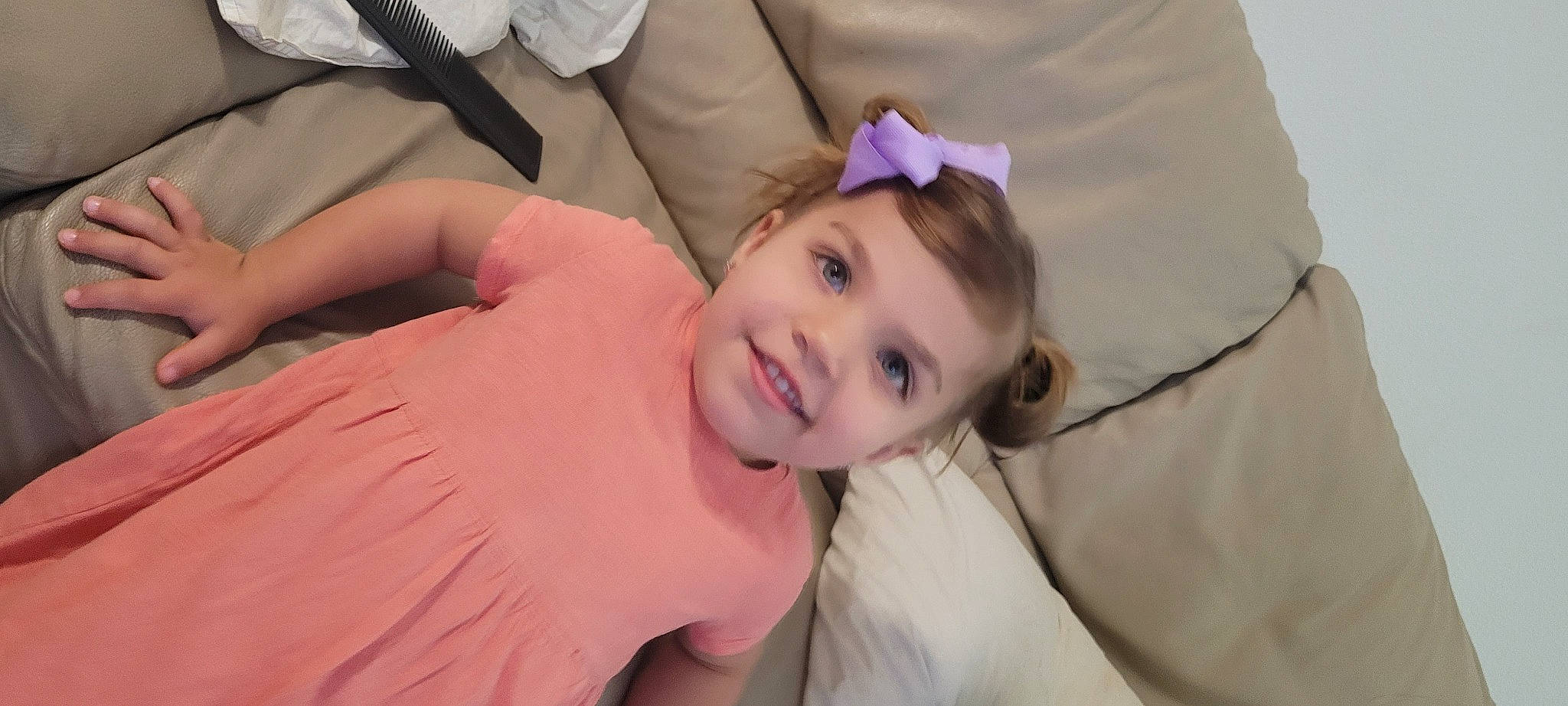 Isabella joined the competition — help win amazing prizes! child, comfort, dress, event, eye, eyebrow, eyelash, flash_photography, gesture, hair_accessory, happy, headpiece, human_body, iris, joy, person, petal, pink, sleeve, smile