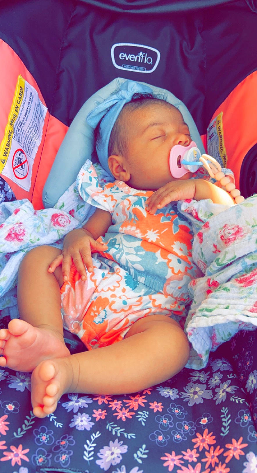 Nevaeh is registered to the contest to win money with this photo: baby, baby_toddler_clothing, baseball_cap, blue, cap, cheek, child, comfort, eye, face, finger, fun, head, mouth, nail, orange, person, pink, red, skin