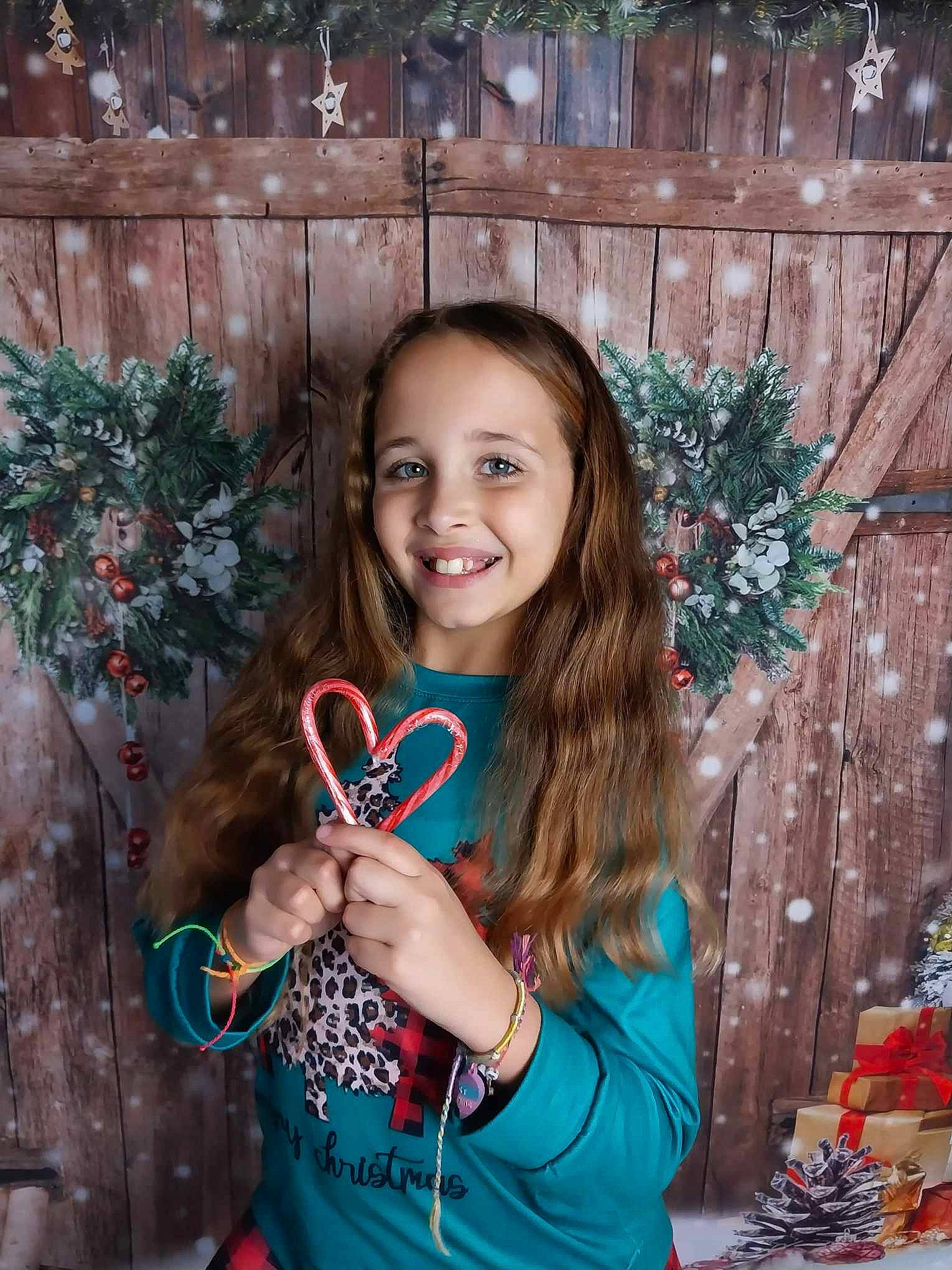Makenzie joined the competition — help win amazing prizes! blond, brown_hair, child, christmas_decoration, christmas_ornament, dress, electric_blue, event, fashion_accessory, fun, grass, happy, holiday, jewellery, joy, long_hair, pattern, person, plant, sleeve
