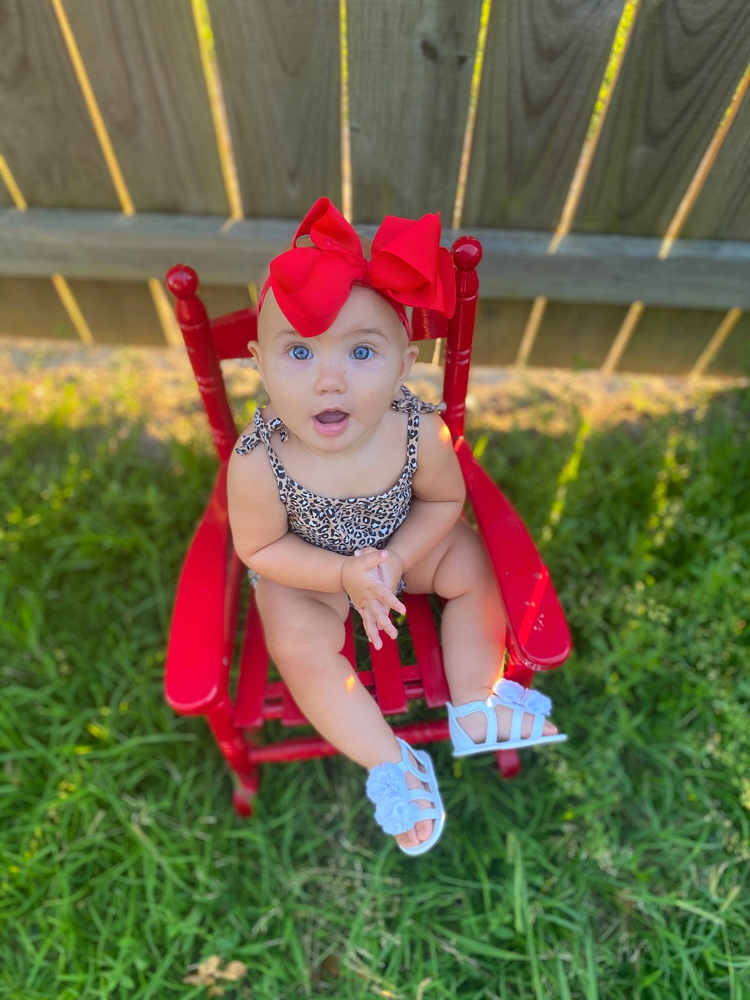 Ellarose joined the competition — help win amazing prizes! child, costume, fawn, fictional_character, garden, grass, headgear, person, plant, red, skin, summer, surprise, swing, toddler