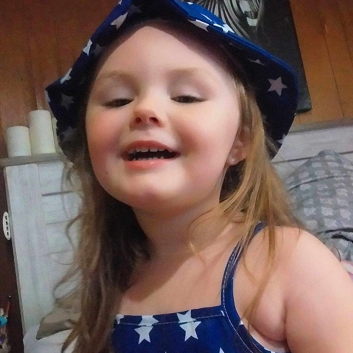 Jordyn joined the competition — help win amazing prizes! baseballcap, bodypart, cap, child, clothing, dress, face, female, girl, hardhat, hat, head, helmet, mouth, person, photography, portrait, swimwear, teeth, vrheadset