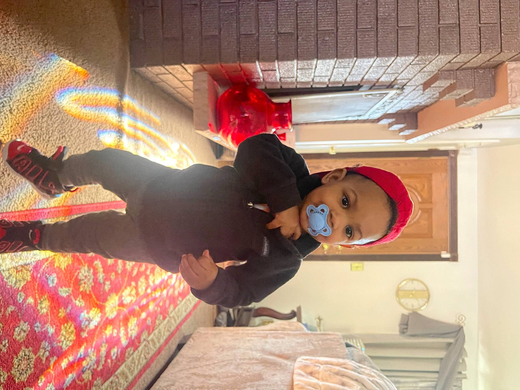 Kai joined the competition — help win amazing prizes! carmine, ceiling, child, comfort, flooring, fun, hat, house, leisure, magenta, pattern, person, room, sun_hat, toddler, visual_arts