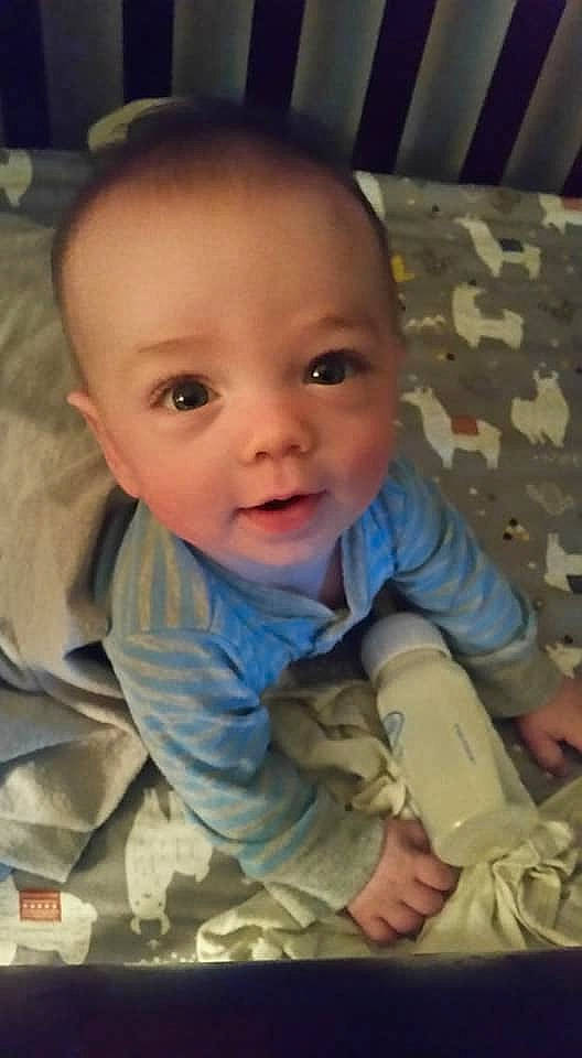 Mark joined the competition — help win amazing prizes! baby, baby_toddler_clothing, cheek, child, chin, comfort, eye, facial_expression, fun, hairstyle, head, iris, mouth, nose, person, skin, sleeve, smile, thumb, toddler