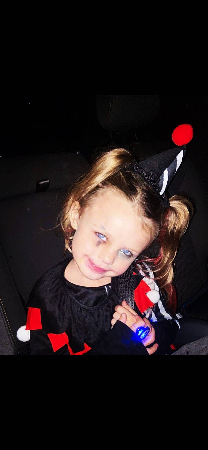 Aubrey is registered to the contest to win money with this photo: audio_equipment, carmine, child, entertainment, event, eyelash, finger, flash_photography, fun, hair, happy, joy, lip, magenta, performing_arts, person, portrait_photography, recreation, sitting, smile