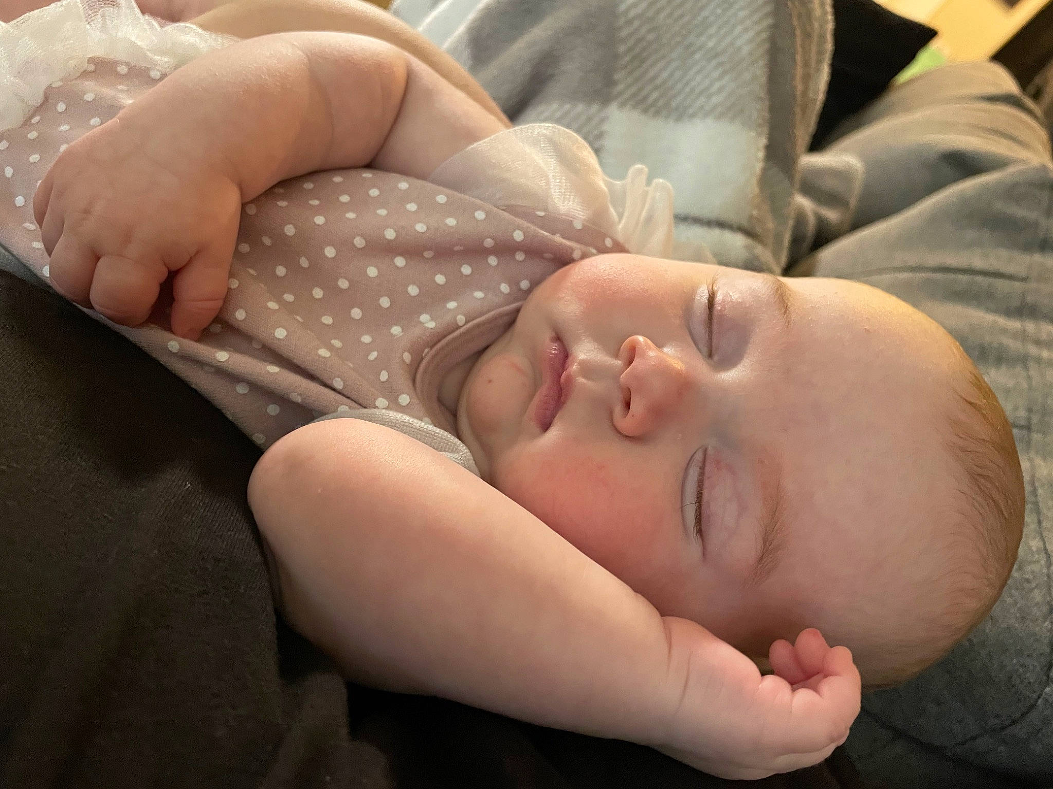 Averie is registered to the contest to win money with this photo: baby, baby_sleeping, baby_toddler_clothing, bedtime, cheek, child, comfort, elbow, face, finger, flesh, mouth, nail, nap, person, portrait_photography, room, skin, sleep, toddler